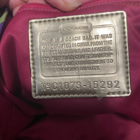 Limited Edition Coach Poppy Backpack - Picture 8 of 9